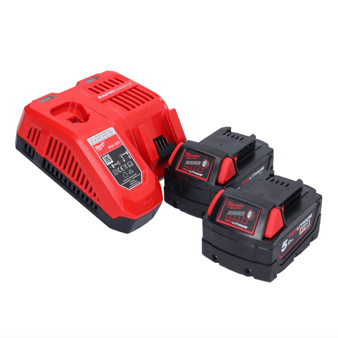 Milwaukee M18 FCHS35-502 Akku Kettensäge 18 V 35 cm 12,4 m/s + 2x Akku 5,0 Ah + Ladegerät