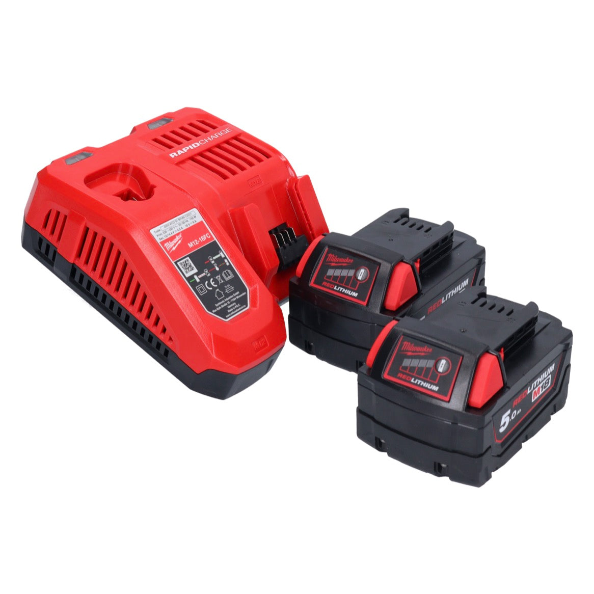 Milwaukee M18 ONEFHIWH716-502X Akku Schlagschrauber 18 V 1017 Nm 7/16" ( 4933479406 ) Brushless + 2x Akku 5,0 Ah + Ladegerät + HD Box - Toolbrothers