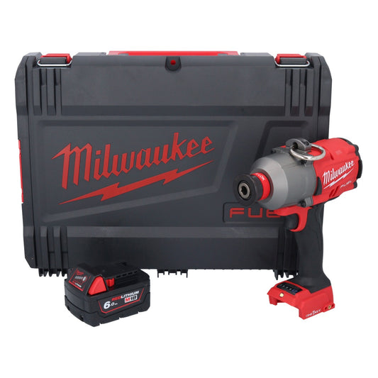 Clé à chocs sans fil Milwaukee M18 ONEFHIWH716-601X 18 V 1017 Nm 7/16" brushless + 1x batterie 6,0 Ah + boîtier HD - sans chargeur