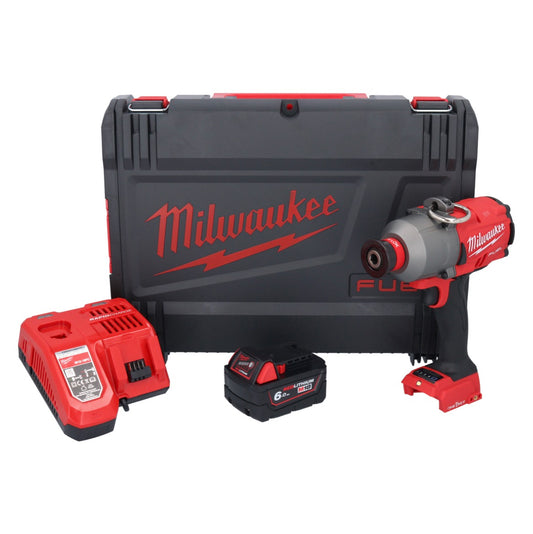 Milwaukee M18 ONEFHIWH716-601X Akku Schlagschrauber 18 V 1017 Nm 7/16" Brushless + 1x Akku 6,0 Ah + Ladegerät + HD Box