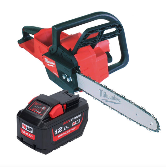 Tronçonneuse à batterie Milwaukee M18 FCHS35-121 18 V 35 cm 12,4 m/s + 1x batterie 12,0 Ah - sans chargeur