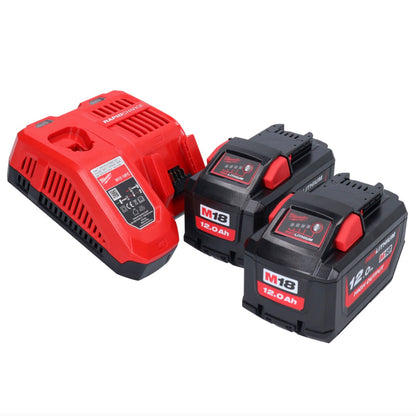 Tronçonneuse à batterie Milwaukee M18 FCHS35-122 18 V 35 cm 12,4 m/s (4933479679) + 2x batteries 12,0 Ah + chargeur