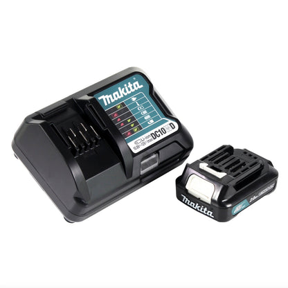 Makita WR 100 DWA1 tournevis à cliquet sur batterie 12 V 47,5 Nm 1/4" 3/8" + 1x batterie 2,0 Ah + chargeur