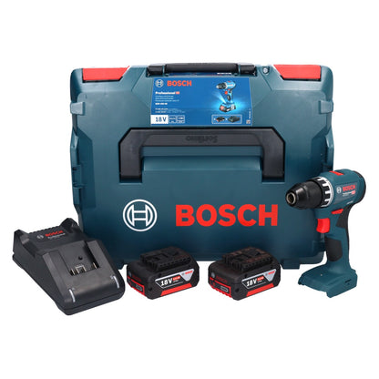 Bosch GSR 18V-45 perceuse-visseuse sans fil 18 V 45 Nm (06019K3204) sans balais + 2x batterie 3,0 Ah + chargeur + L-Boxx