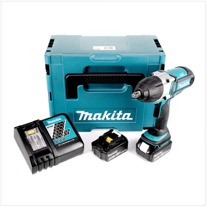 Makita DTW 450 RMJ 18V Li-ion Akku-Schlagschrauber im Makpac + 2 x BL 1840 B 4,0 Ah Akku + DC 18 RC Schnellladegerät - Toolbrothers