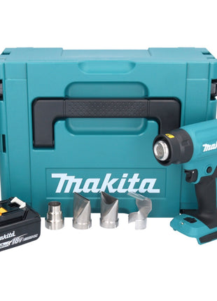 Souffleur à air chaud sur batterie Makita DHG 181 G1J 18 V 150 - 550°C + 1x batterie 6,0 Ah + Makpac - sans chargeur