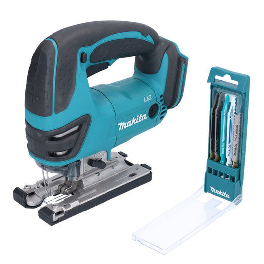 Makita DJV 180 Z Akku Stichsäge 18 V + 5 tlg. Stichsägeblatt Set - ohne Akku, ohne Ladegerät