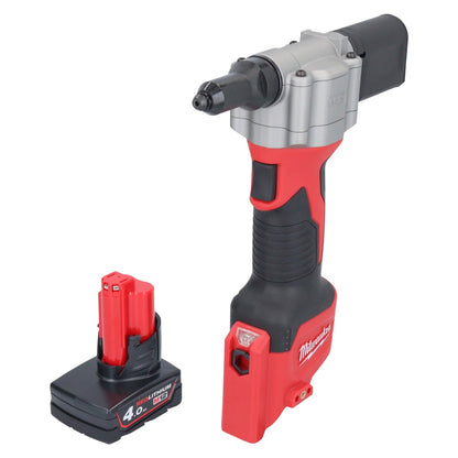 Milwaukee M12 BPRT-401 Akku Blindnietgerät 12 V 20,32 mm + 1x Akku 4,0 Ah - ohne Ladegerät - Toolbrothers