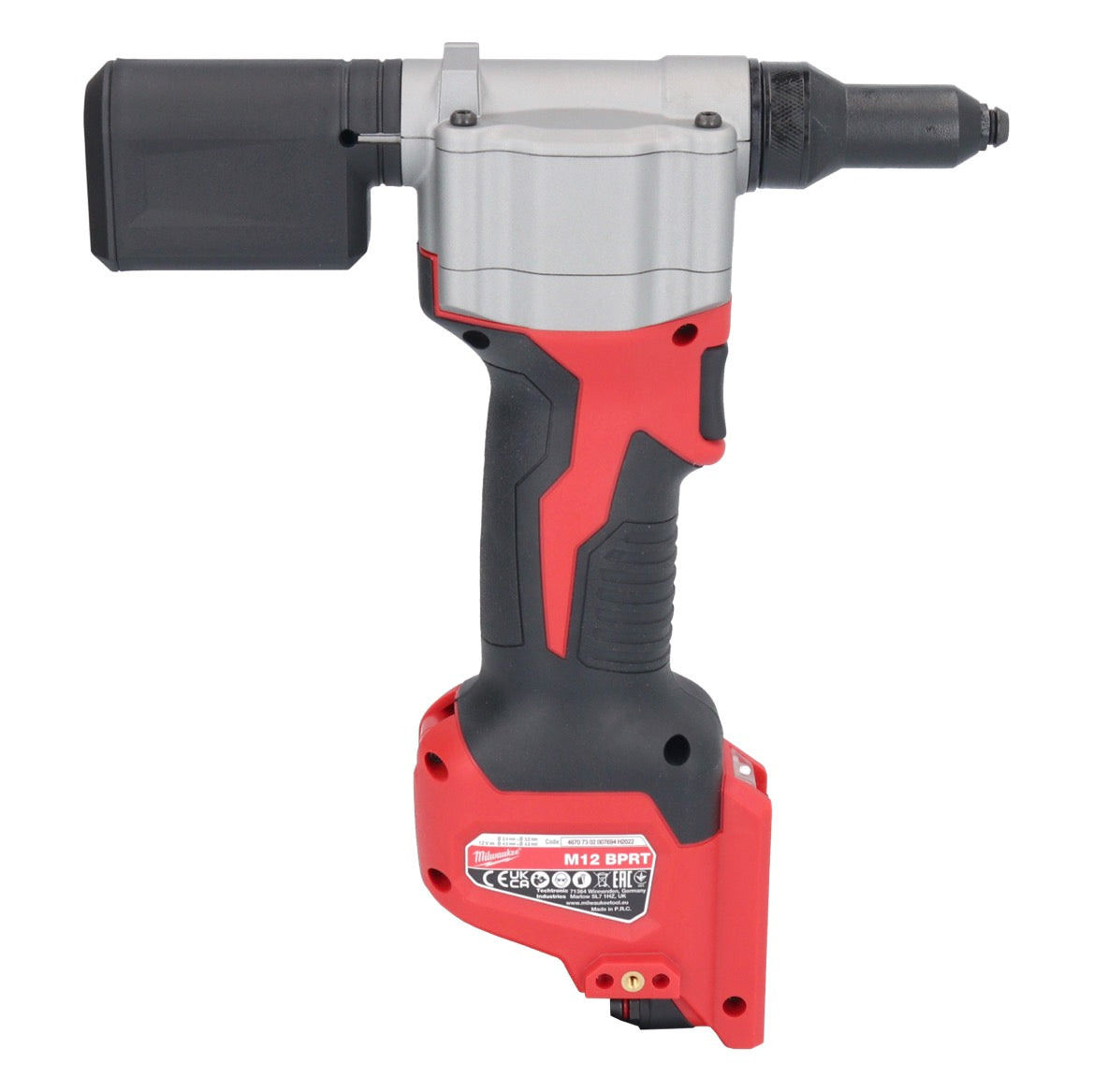 Milwaukee M12 BPRT-401 Akku Blindnietgerät 12 V 20,32 mm + 1x Akku 4,0 Ah - ohne Ladegerät - Toolbrothers