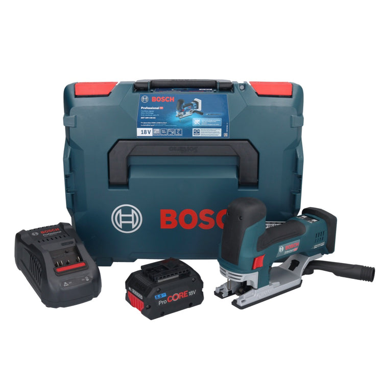 Bosch GST 18V-155 SC Professional Akku Stichsäge 18 V + 1x ProCORE Akku 5,5 Ah + Ladegerät + L-Boxx - Toolbrothers