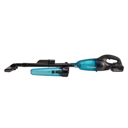 Makita DCL 180 SFCB Aspirateur sans fil 18 V noir + 1x batterie 3,0 Ah + chargeur + accessoire séparateur cyclone