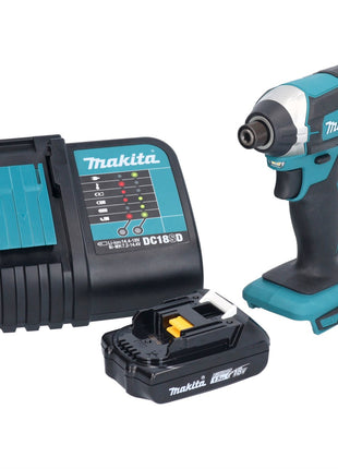 Makita DTD 152 SY1 clé à chocs sans fil 18 V 165 Nm 1/4" + 1x batterie 1,5 Ah + chargeur