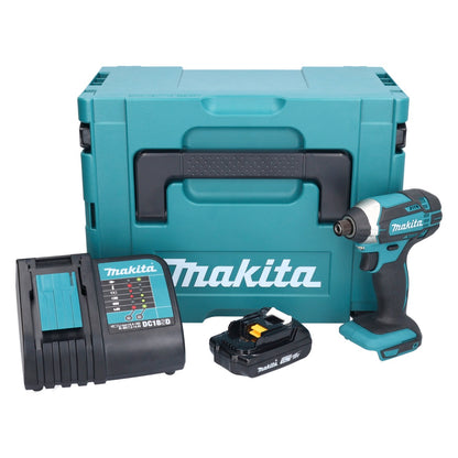 Clé à chocs sans fil Makita DTD 152 SY1J 18 V 165 Nm 1/4" + 1x batterie 1,5 Ah + chargeur + Makpac