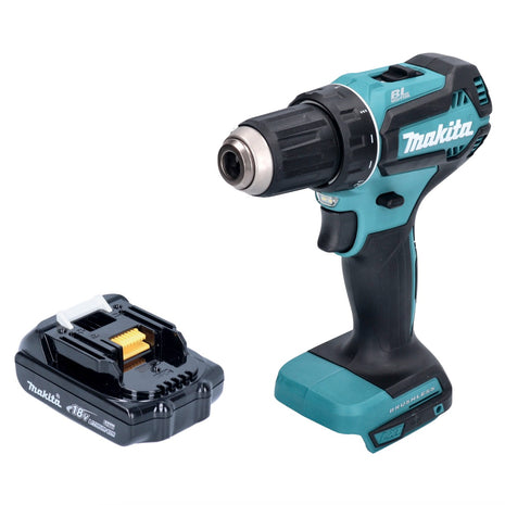 Makita DDF 485 Y1 Akku Bohrschrauber 18 V 50 Nm Brushless + 1x Akku 1,5 Ah - ohne Ladegerät - Toolbrothers