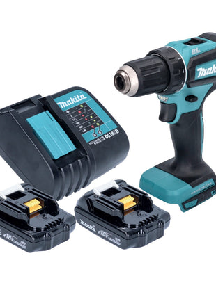 Makita DDF 485 SY Akku Bohrschrauber 18 V 50 Nm Brushless + 2x Akku 1,5 Ah + Ladegerät - Toolbrothers