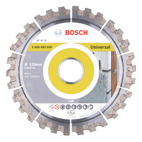 Bosch Diamant Trennscheibe Best for Universal 125 x 22,23 mm ( 2608603630 ) - Toolbrothers