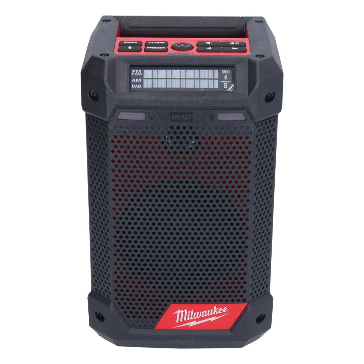 Milwaukee M12 RCDAB+-0 Radio à batterie DAB+ 12 V (4933472114) Solo - sans batterie, sans chargeur