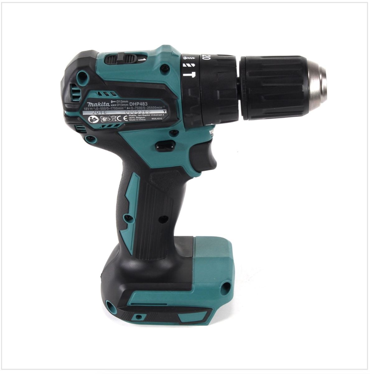 Makita DHP 483 Z perceuse à percussion sans fil 18 V 40 Nm Brushless Solo - sans batterie, sans chargeur