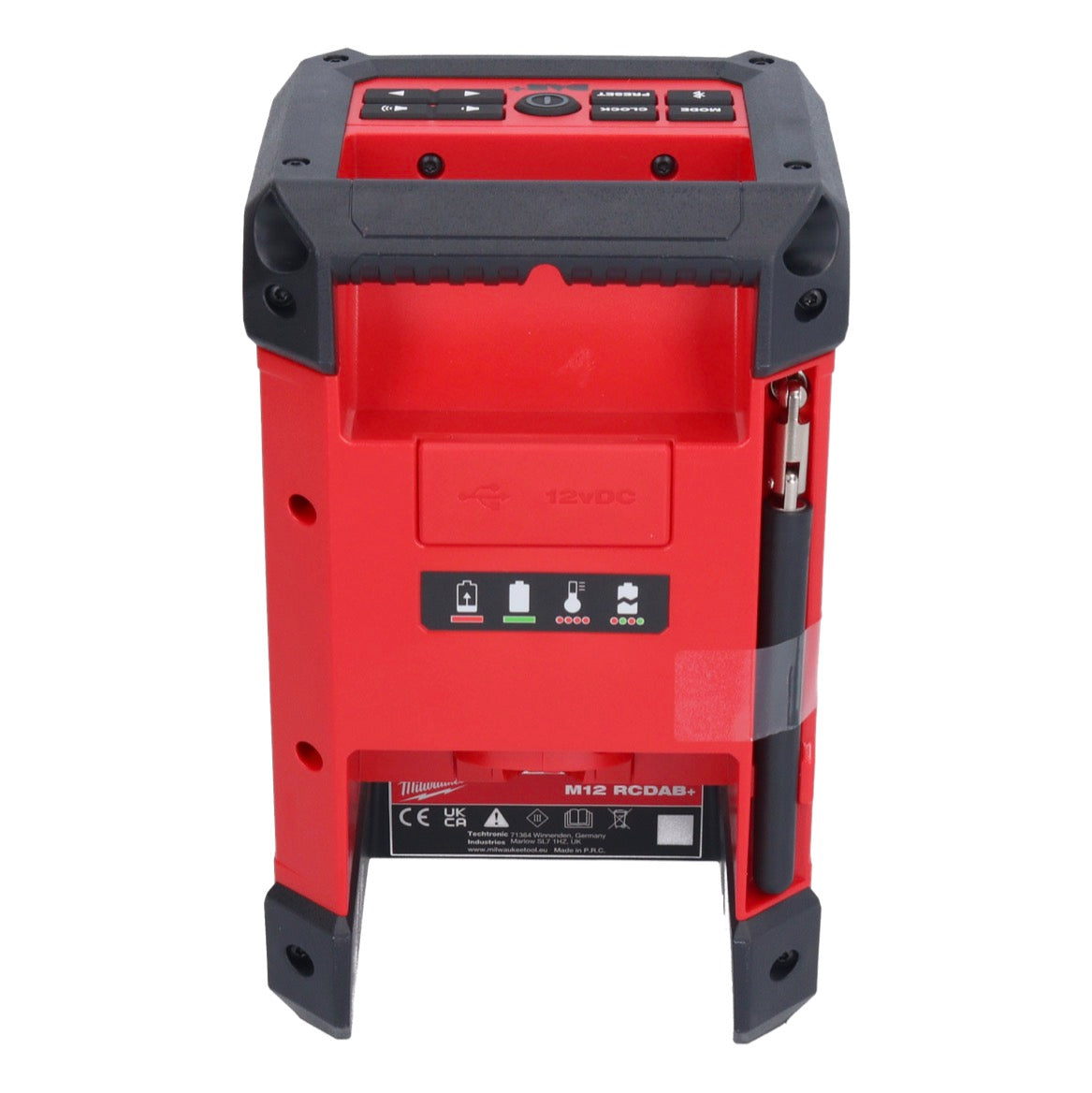 Milwaukee M12 RCDAB+-301 Radio à batterie DAB+ 12 V + 1x batterie 3,0 Ah - sans chargeur