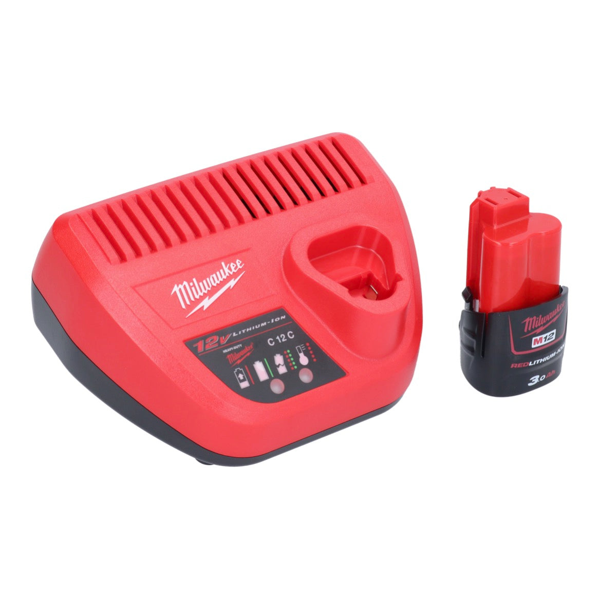 Milwaukee M12 RCDAB+-301 radio à batterie DAB+ 12 V + 1x batterie 3,0 Ah + chargeur