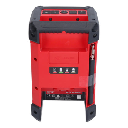 Milwaukee M12 RCDAB+-301 radio à batterie DAB+ 12 V + 1x batterie 3,0 Ah + chargeur