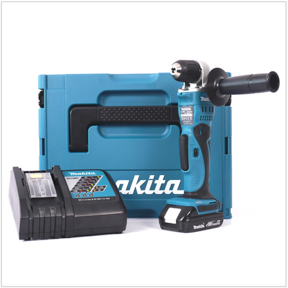 Makita DDA 351 RY1J Akku Winkelbohrmaschine 18 V 13,5Nm + 1x Akku 1,5Ah + Ladegerät + Makpac - Toolbrothers