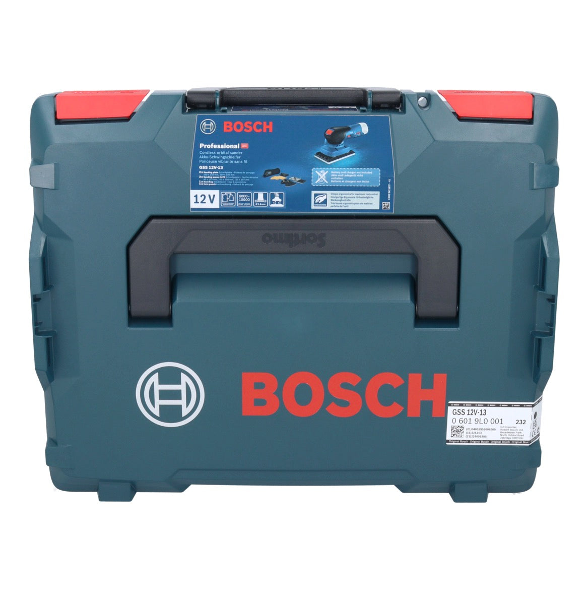 Bosch GSS 12V-13 Professional Akku Schwingschleifer 12 V + L-BOXX ( 06019L0001 ) - ohne Akku, ohne Ladegerät - Toolbrothers