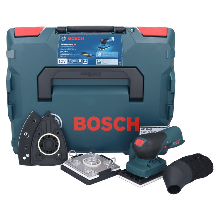 Bosch GSS 12V-13 Professional Akku Schwingschleifer 12 V + L-BOXX ( 06019L0001 ) - ohne Akku, ohne Ladegerät - Toolbrothers