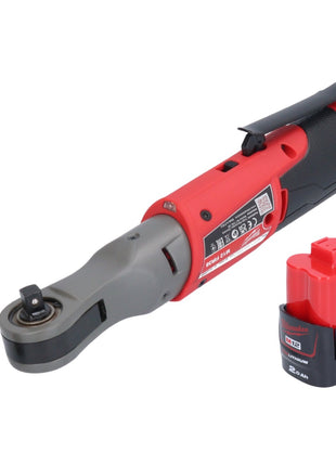 Cliquet à batterie Milwaukee M12 FIR38-201 12 V 75 Nm 3/8" 1/4" + 1x batterie 2,0 Ah - sans chargeur