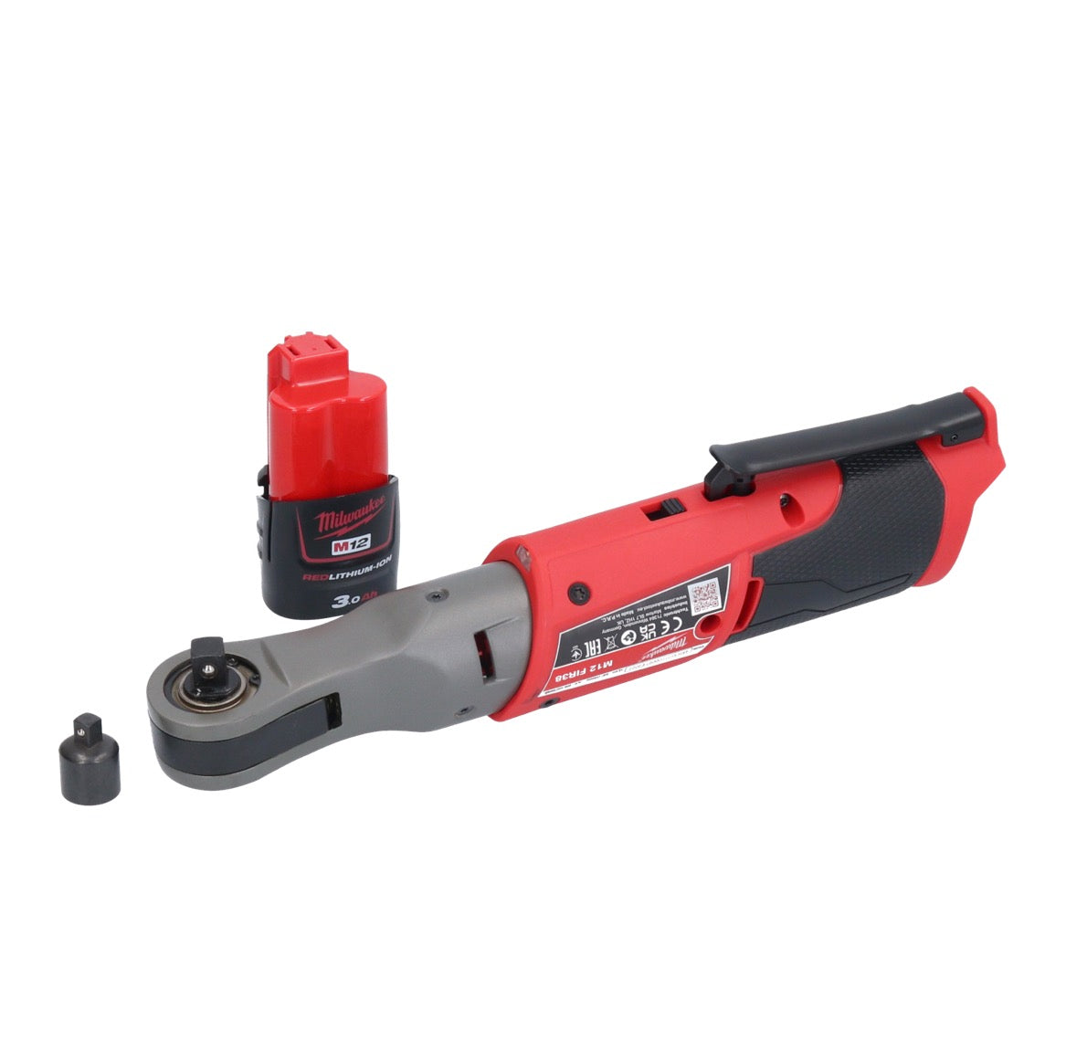 Cliquet à batterie Milwaukee M12 FIR38-301 12 V 75 Nm 3/8" 1/4" + 1x batterie 3,0 Ah - sans chargeur