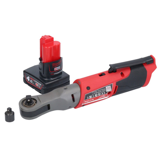 Cliquet à batterie Milwaukee M12 FIR38-401 12 V 75 Nm 3/8" 1/4" + 1x batterie 4,0 Ah - sans chargeur