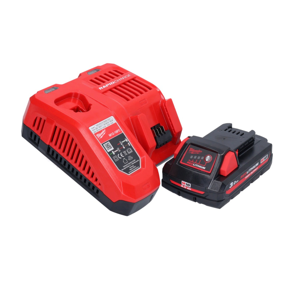 Milwaukee M18 FH-301 Akku Bohrhammer 18 V 2,5 J SDS plus Brushless + 1x Akku 3,0 Ah + Ladegerät