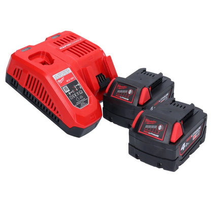 Marteau perforateur à batterie Milwaukee M18 FH-402 18 V 2,5 J SDS plus brushless + 2x batterie 4,0 Ah + chargeur