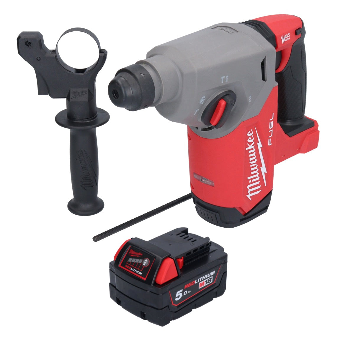 Marteau perforateur sur batterie Milwaukee M18 FH-501 18 V 2,5 J SDS plus brushless + 1x batterie 5,0 Ah - sans chargeur