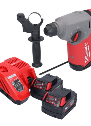 Marteau perforateur à batterie Milwaukee M18 FH-502 18 V 2,5 J SDS plus brushless + 2x batterie 5,0 Ah + chargeur