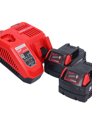 Marteau perforateur à batterie Milwaukee M18 FH-502 18 V 2,5 J SDS plus brushless + 2x batterie 5,0 Ah + chargeur