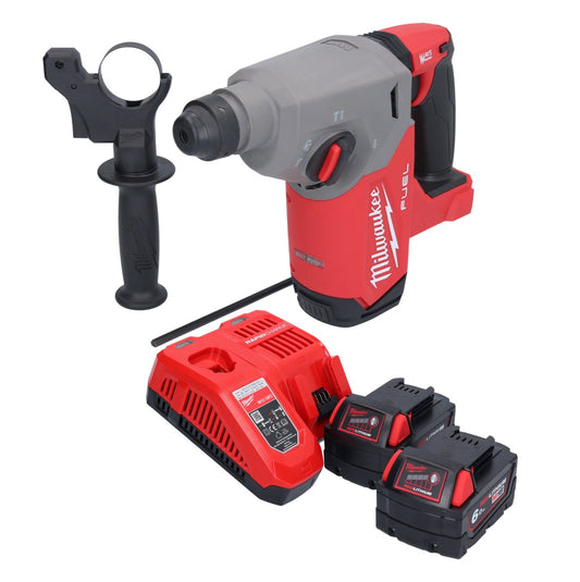 Marteau perforateur à batterie Milwaukee M18 FH-602 18 V 2,5 J SDS plus brushless + 2x batterie 6,0 Ah + chargeur