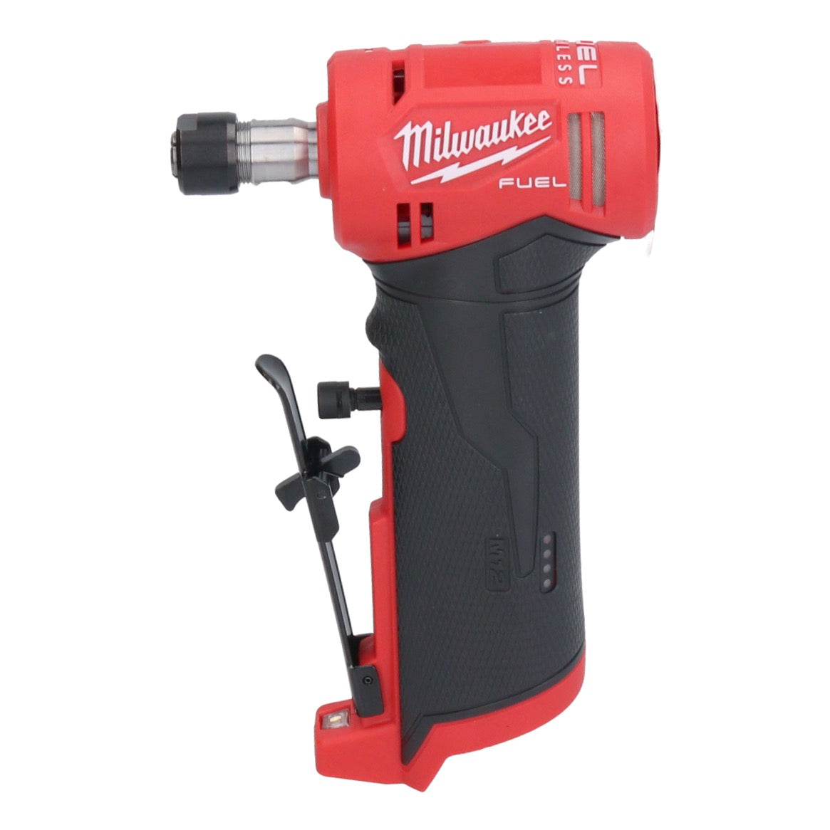 Meuleuse droite Milwaukee M12 FDGA-302 coudée 12 V 6 / 8 mm sans balais + 2x batterie 3,0 Ah + chargeur