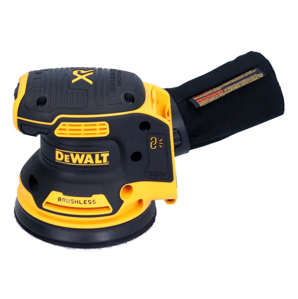 DeWalt DCW 210 D1 Akku Exzenterschleifer 18 V 125 mm Brushless + 1x Akku 2,0 Ah + Ladegerät - Toolbrothers