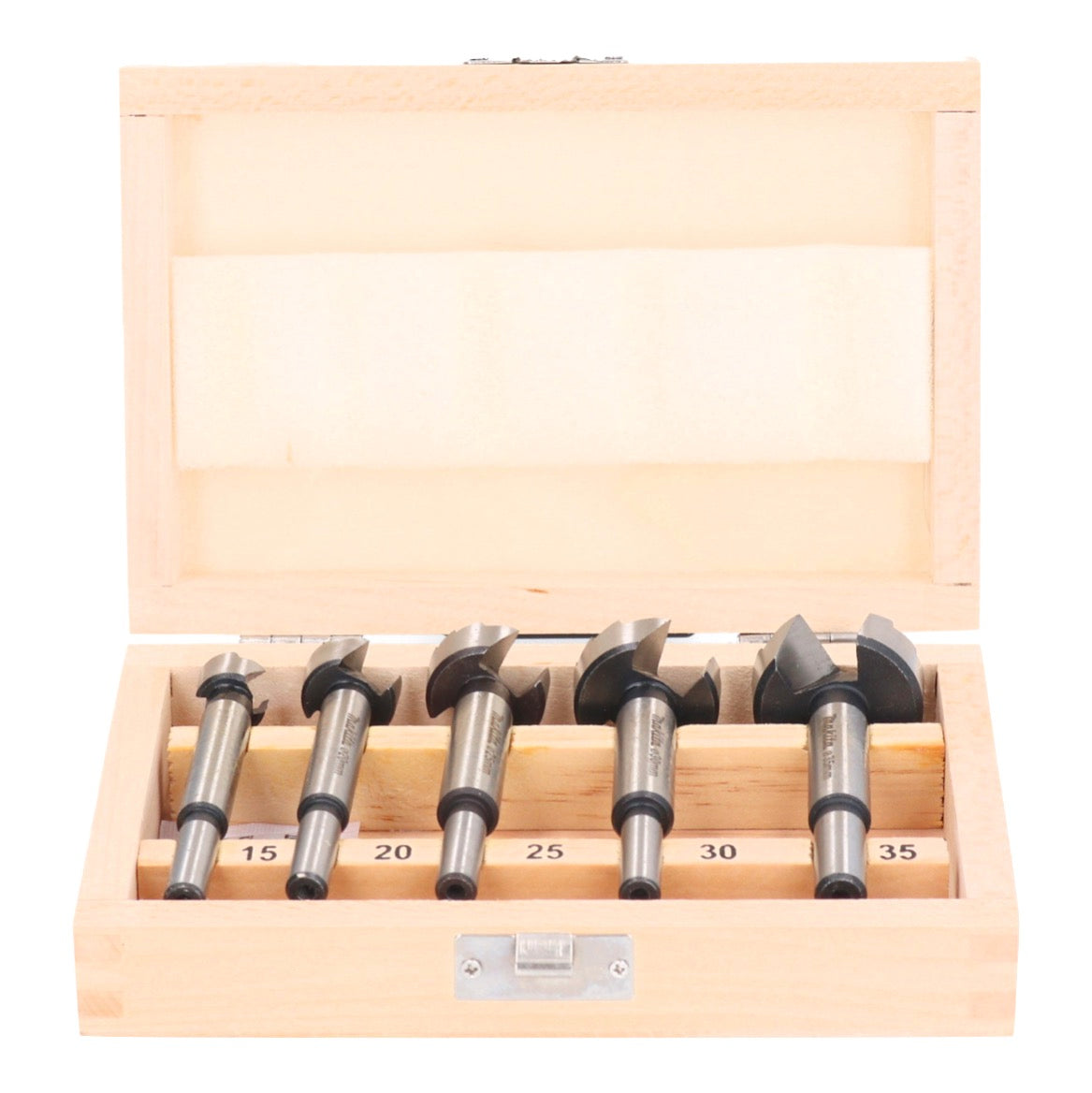 Makita D-47363 Forstnerbohrer Set 15 - 35 mm 5 tlg. Rundschaft für Holz - Toolbrothers