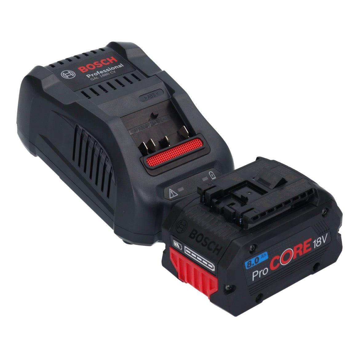 Bosch GWX 18V-15 SC Professional Akku Winkelschleifer 18 V 125 mm BITURBO X-LOCK + 1x ProCORE Akku 8,0 Ah + Ladegerät + L-BOXX