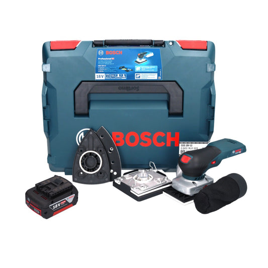 Ponceuse orbitale à batterie Bosch GSS 18V-13 18 V + 1x batterie 5,0 Ah + L-BOXX - sans chargeur