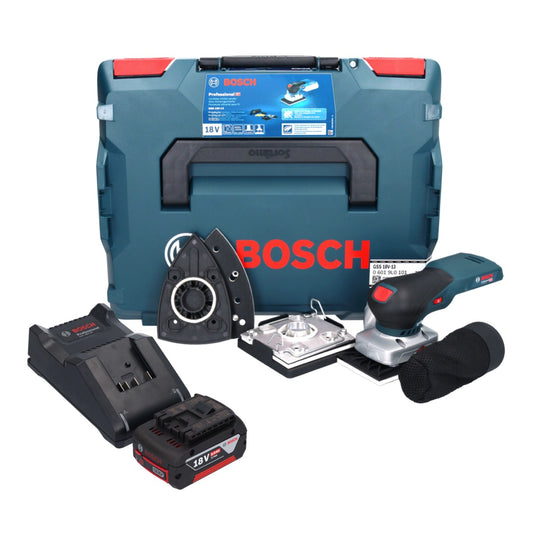 Ponceuse orbitale à batterie Bosch GSS 18V-13 18 V + 1x batterie 5,0 Ah + chargeur + L-BOXX