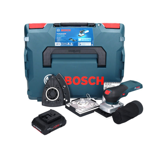 Ponceuse orbitale à batterie Bosch GSS 18V-13 18 V + 1x batterie ProCORE 4,0 Ah + L-BOXX - sans chargeur