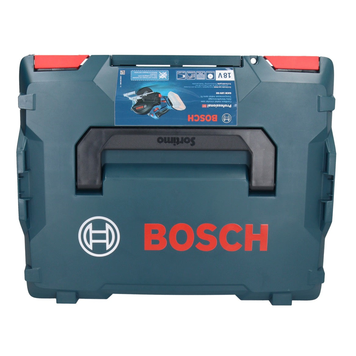 Scie circulaire à métaux sans fil Bosch GKM 18V-50 Professional 18 V 136 mm sans balais + 1x batterie ProCORE 8,0 Ah + L-Boxx - sans chargeur