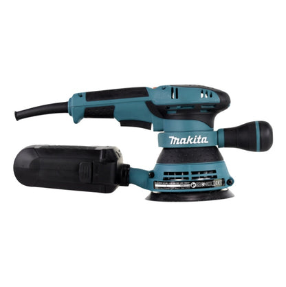 Makita BO 5041 Exzenterschleifer / Schleifmaschine 300 W 125 mm + 4x Toolbrothers SPIDER Netzschleifmittel Set - Toolbrothers