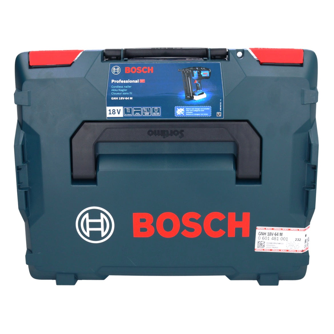 Bosch GNH 18V-64 M Professional Akku Nagler 18 V 64 mm + 1x ProCORE Akku 5,5 Ah + Ladegerät + L-BOXX - Toolbrothers