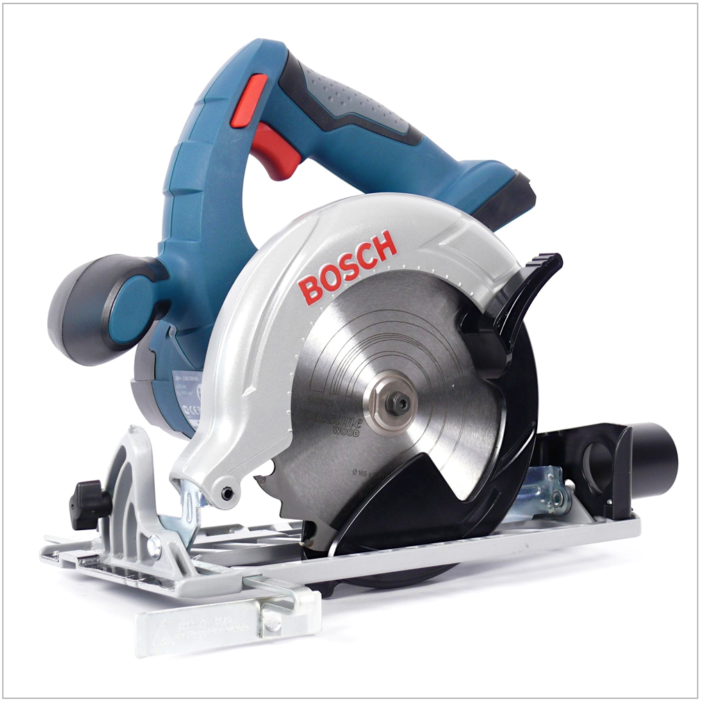 Bosch GKS 18 V-Li Professional Akku - Kreissäge 165 mm mit GBA 4,0 Ah Li-Ion Akku, Bosch AL 1860 CV Ladegerät, Bosch Werkzeugtasche - Toolbrothers