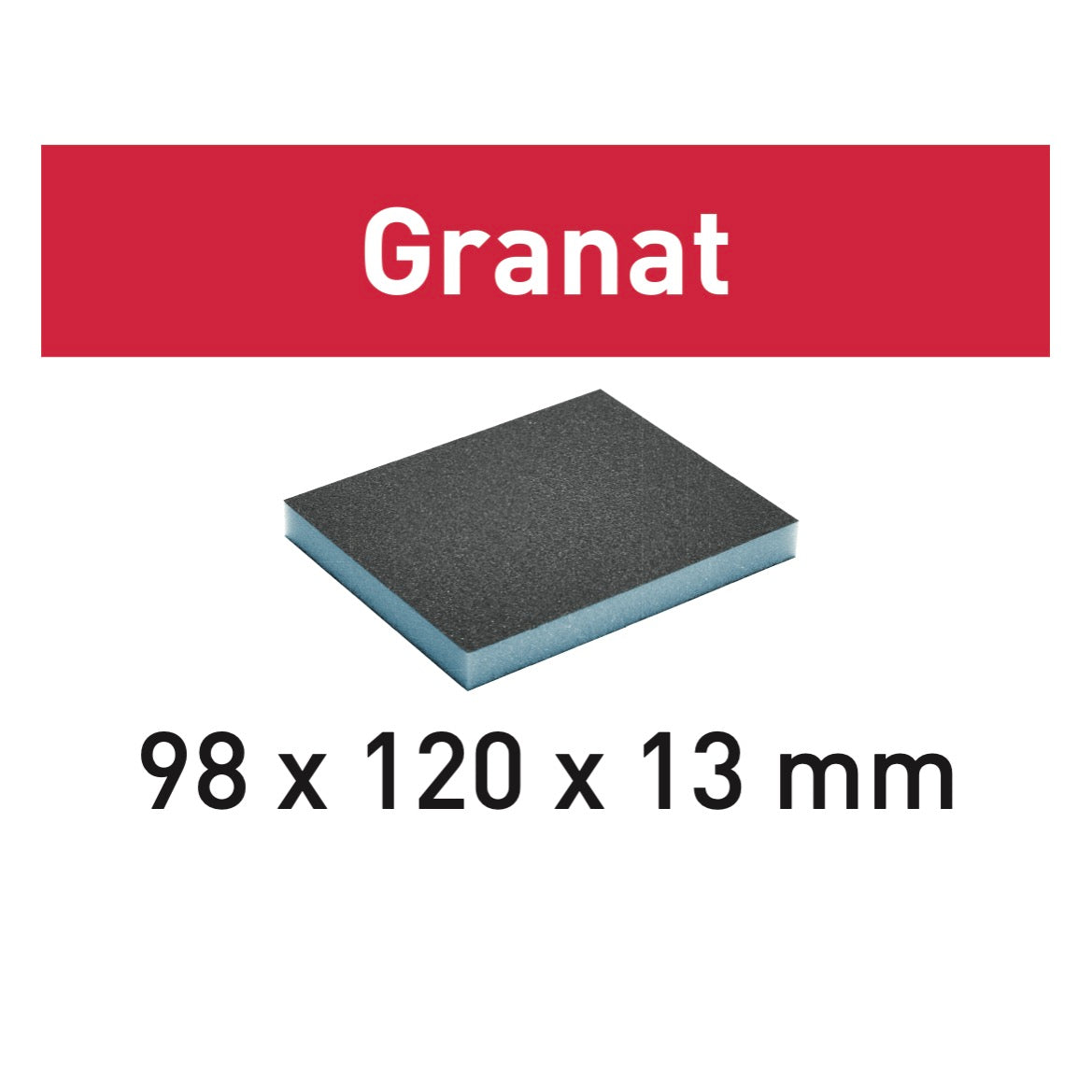 Festool Schleifschwamm Granat 98 x 120 x 13 mm 800 GR/6 Körnung 800 6 Stk. ( 201507 ) - Toolbrothers