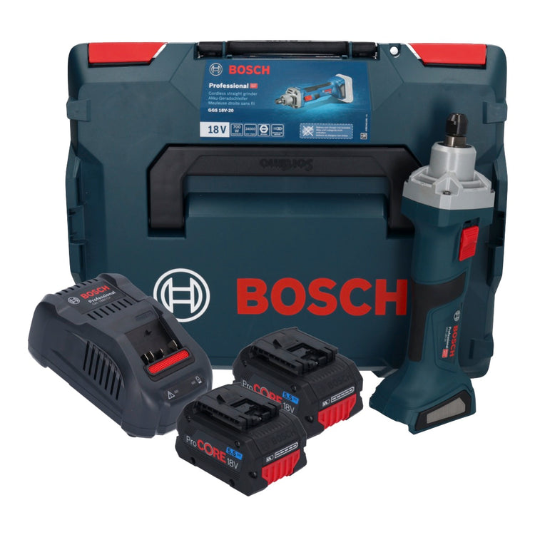 Bosch GGS 18V-20 Akku Geradschleifer 18 V Brushless + 2x ProCORE Akku 5,5 Ah + Ladegerät + L-BOXX - Toolbrothers